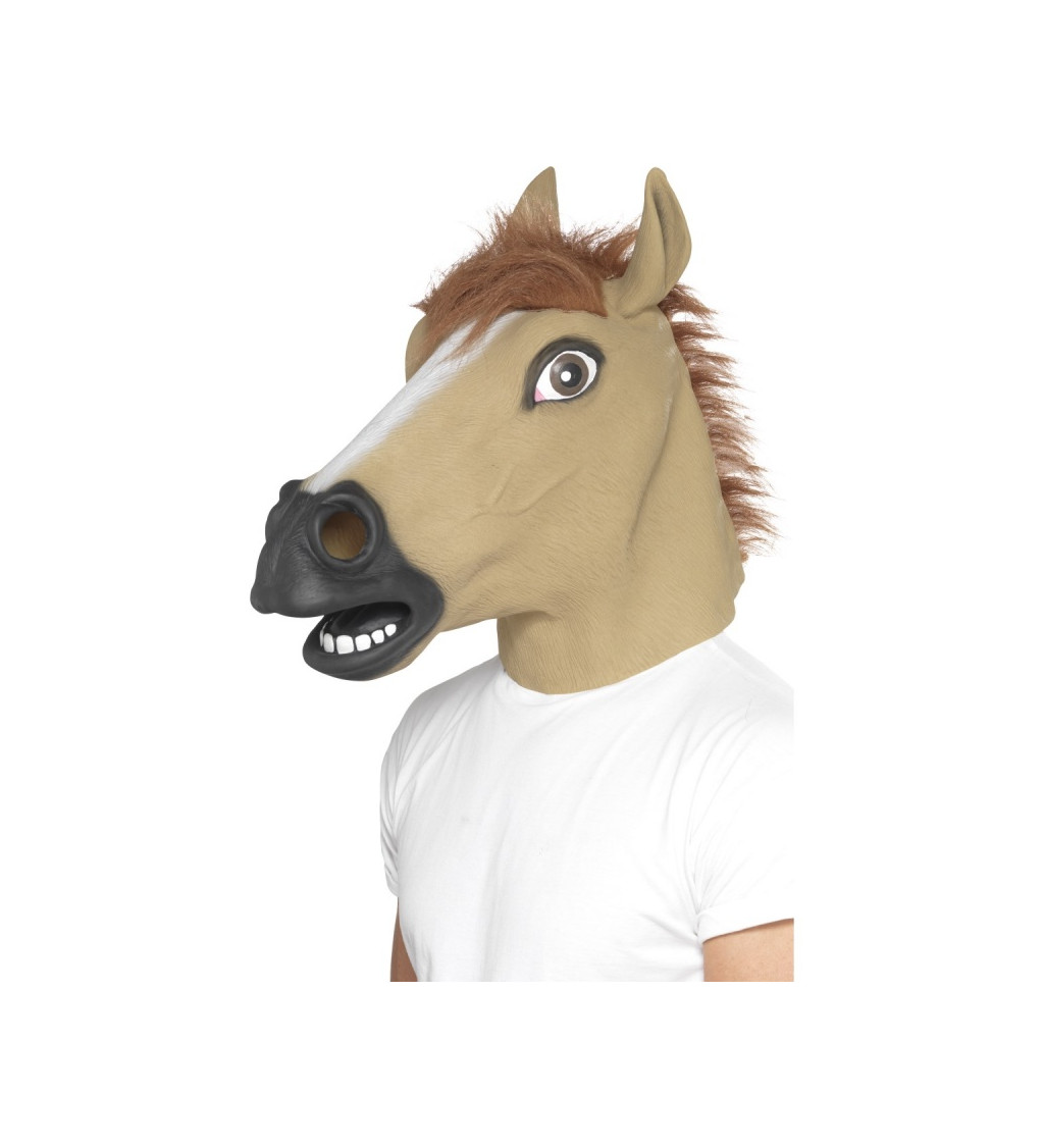 Latexová maska - kůň