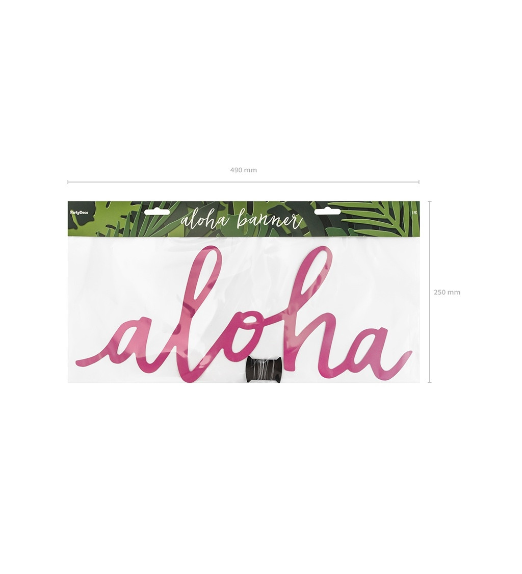 Girlanda s nápisem Aloha