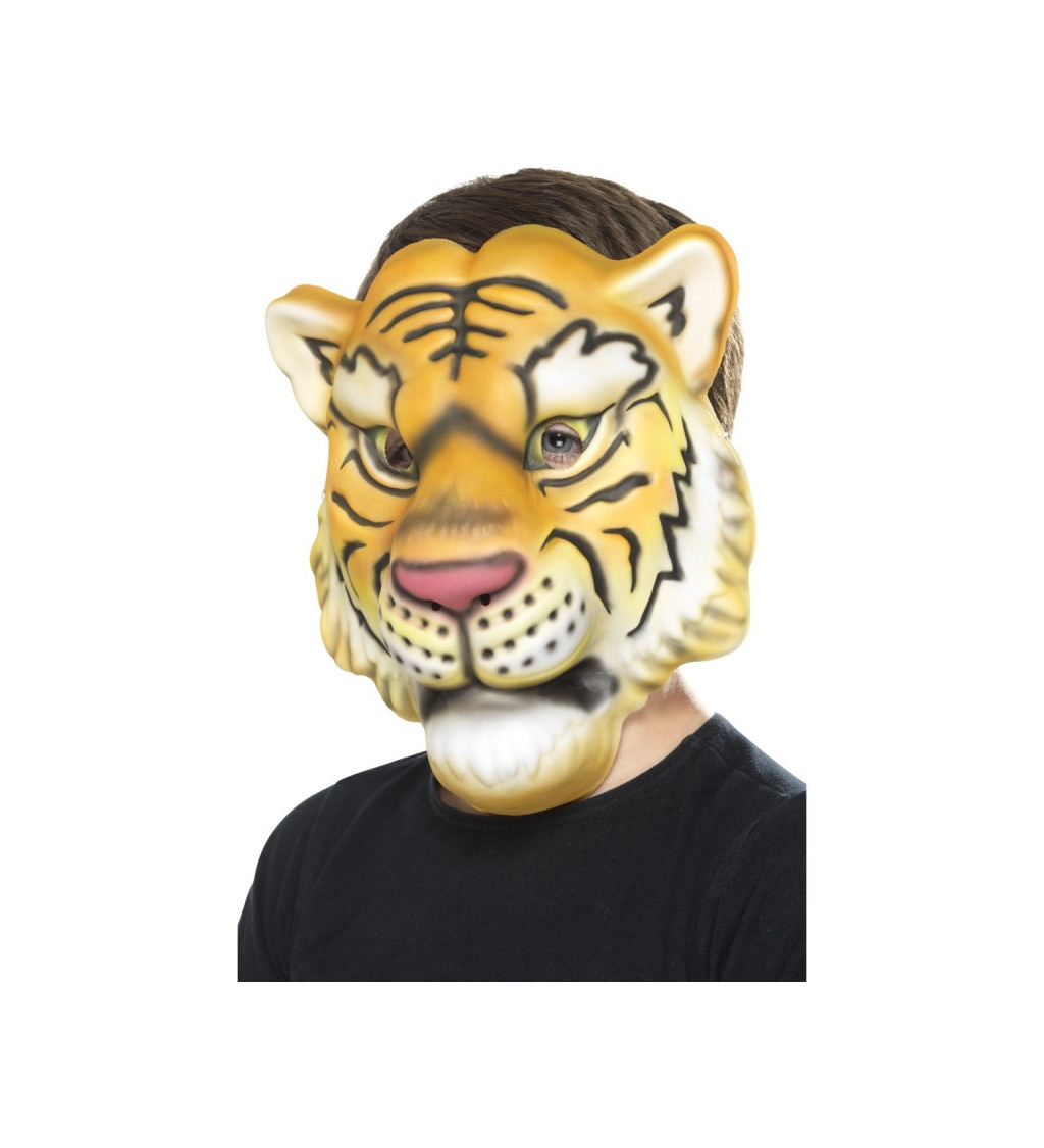 Plastová maska - Tygr