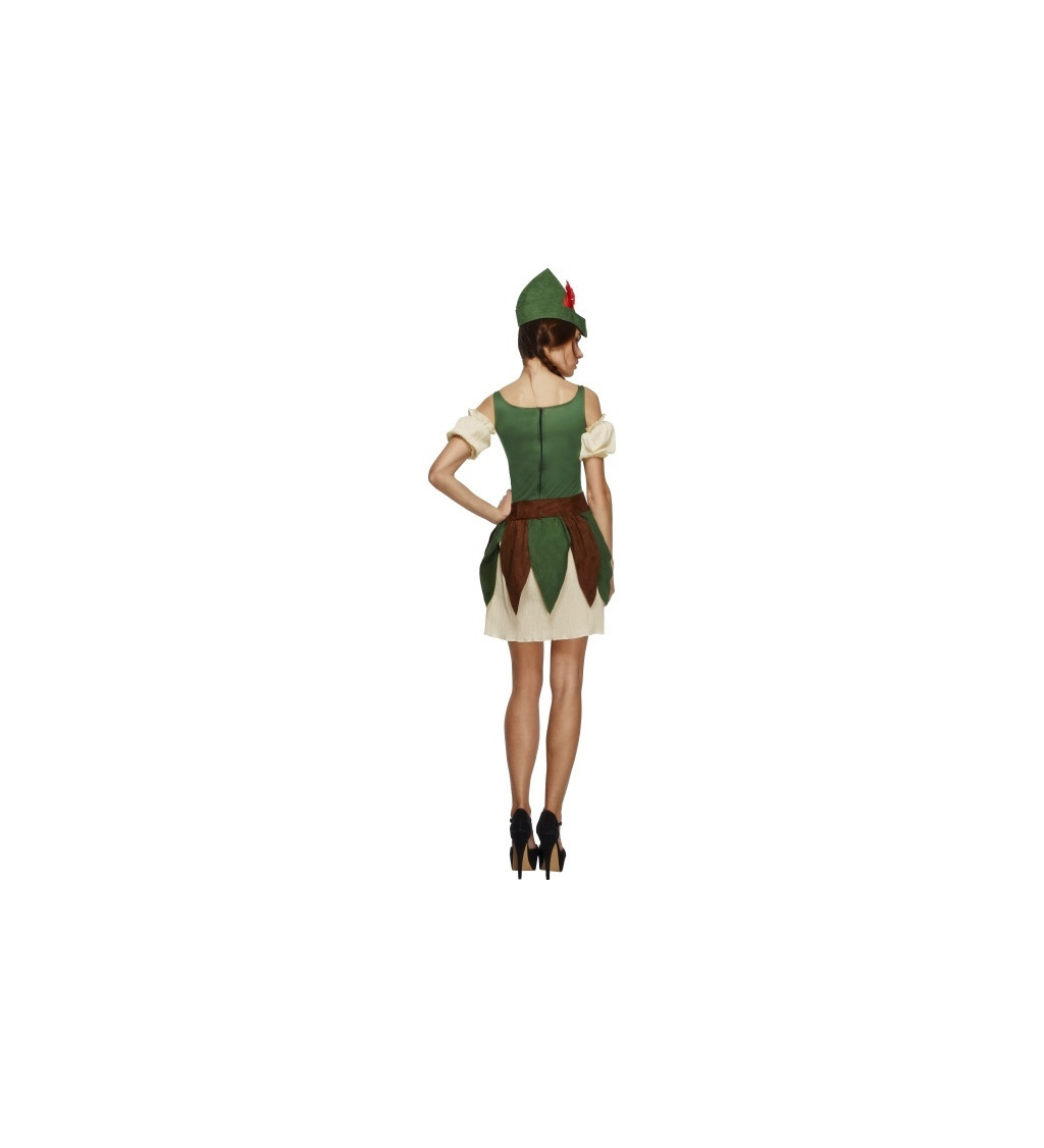 Dámský kostým - Sherwoodská dívka