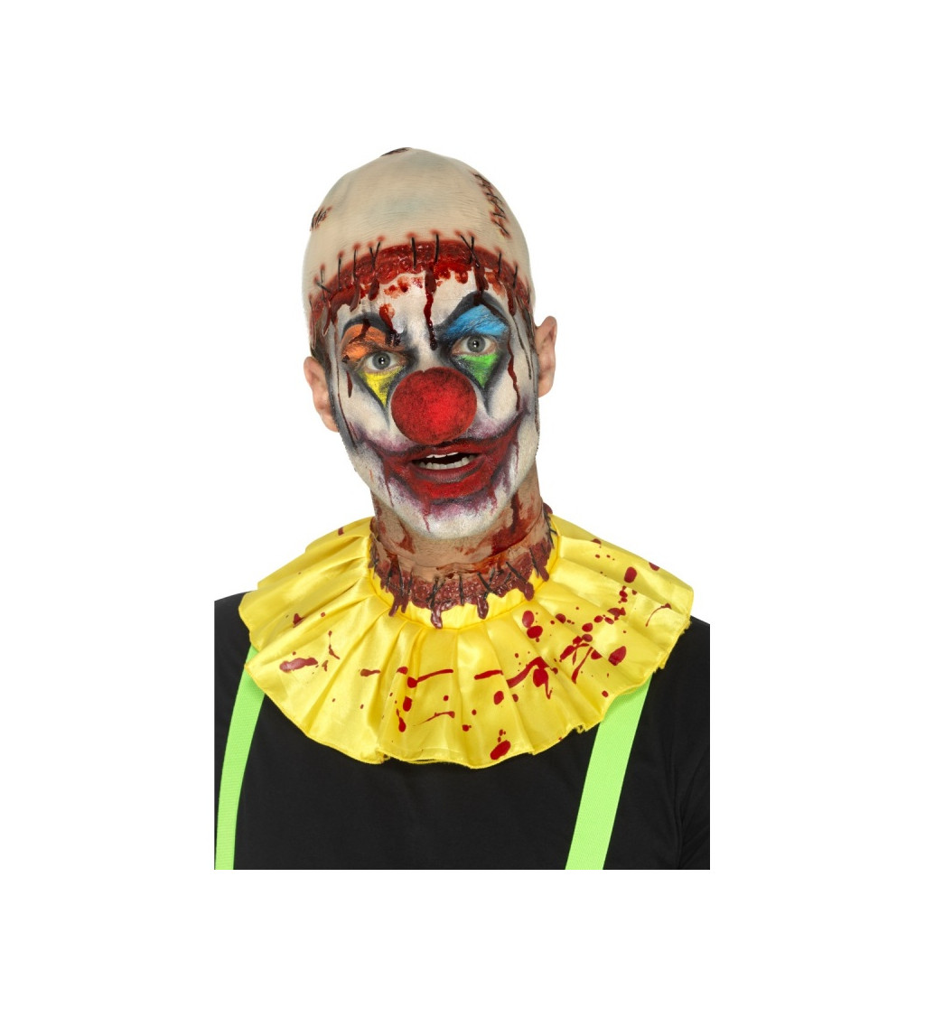 Strašidelný klaun - doplňky na obličej