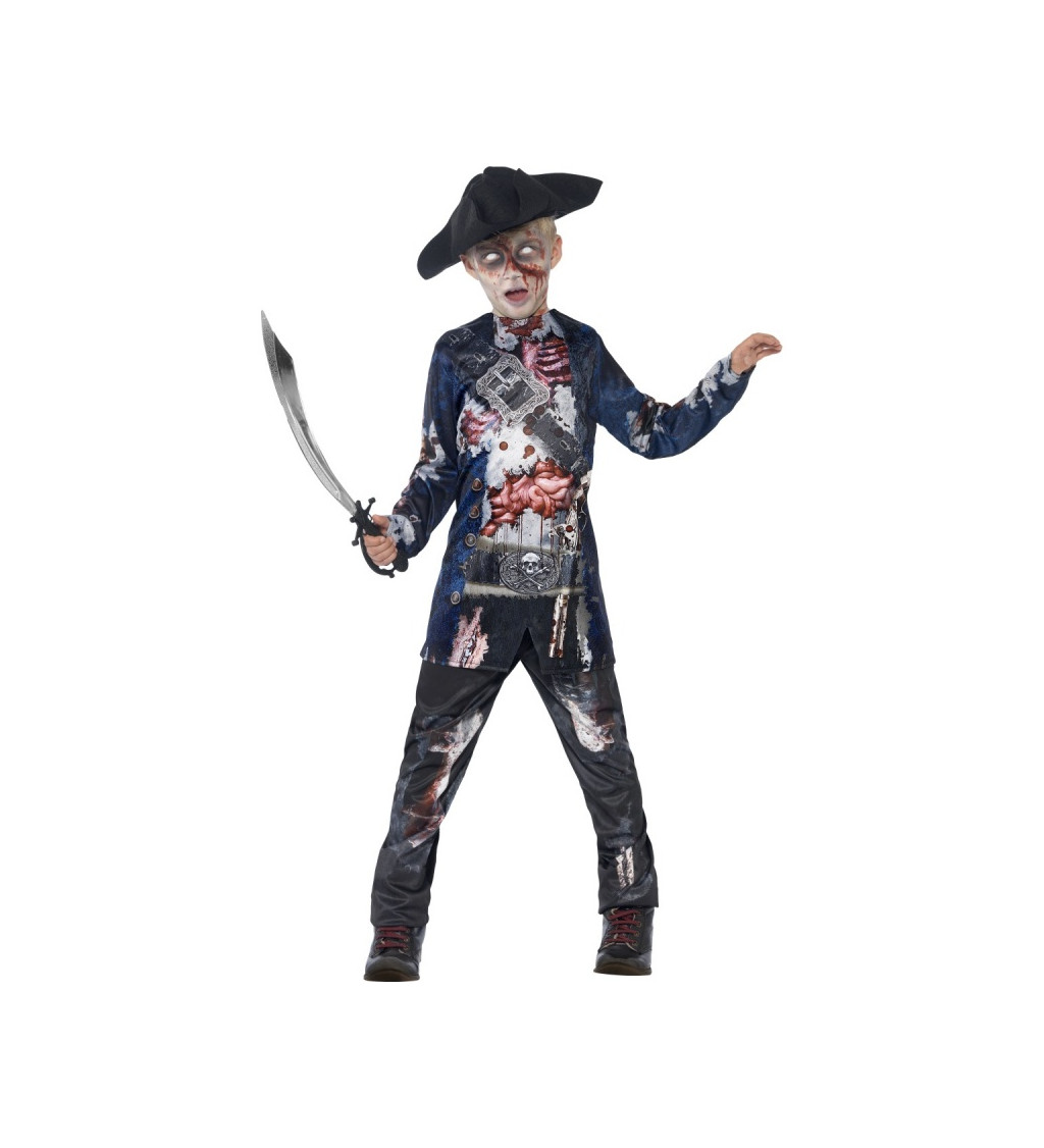 Dětský kostým - Zombie pirát I.