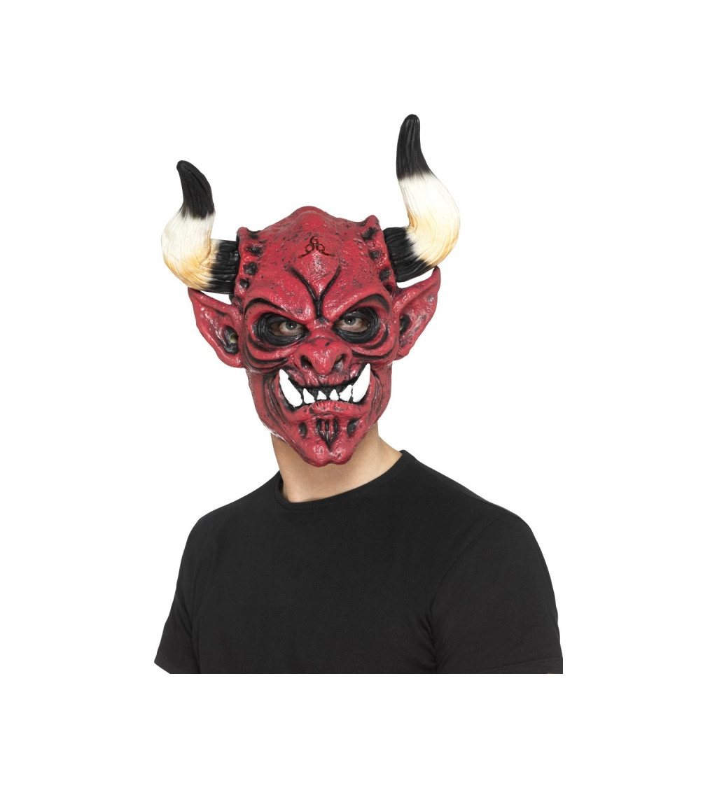 Maska ďábel - latexová