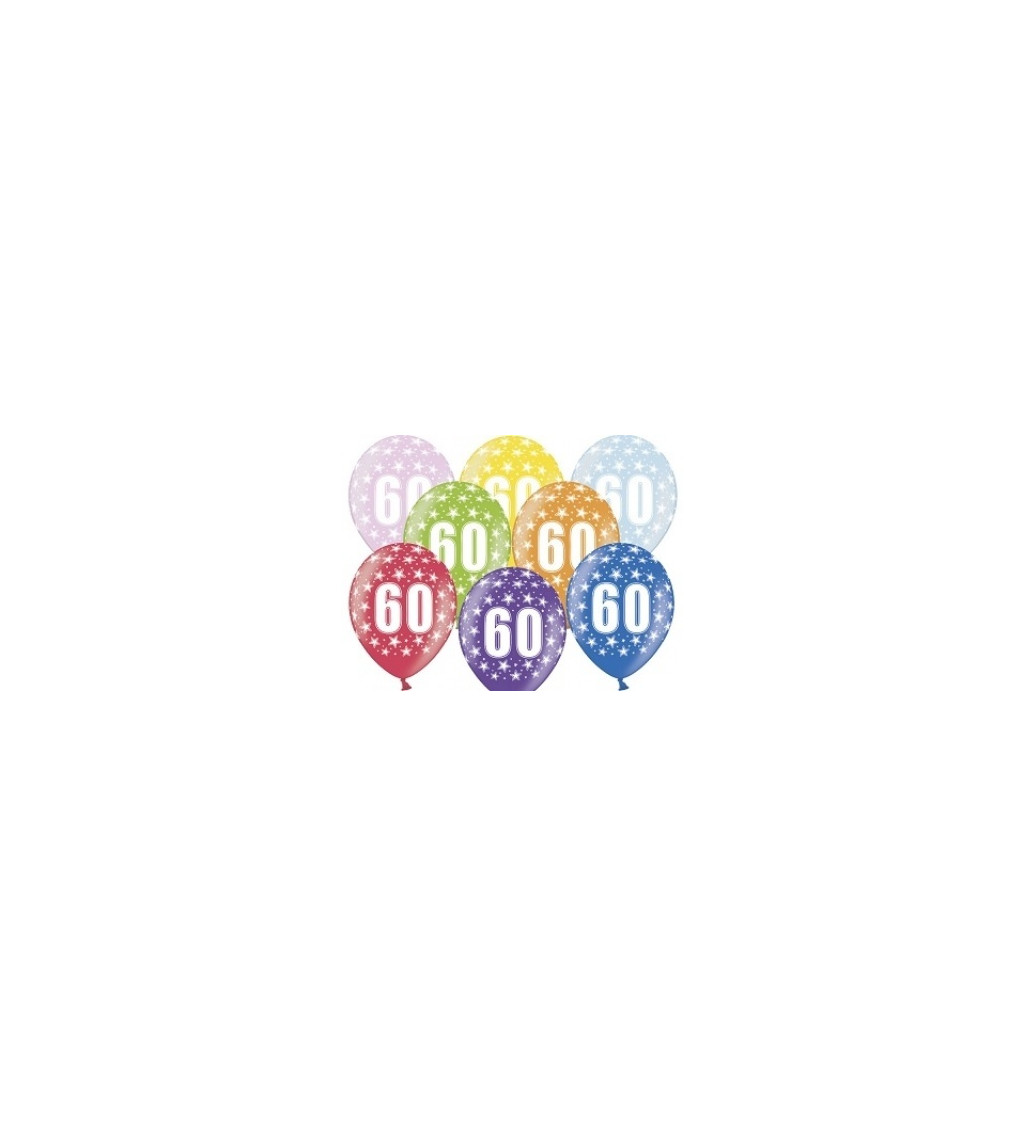 Barevné balónky 60