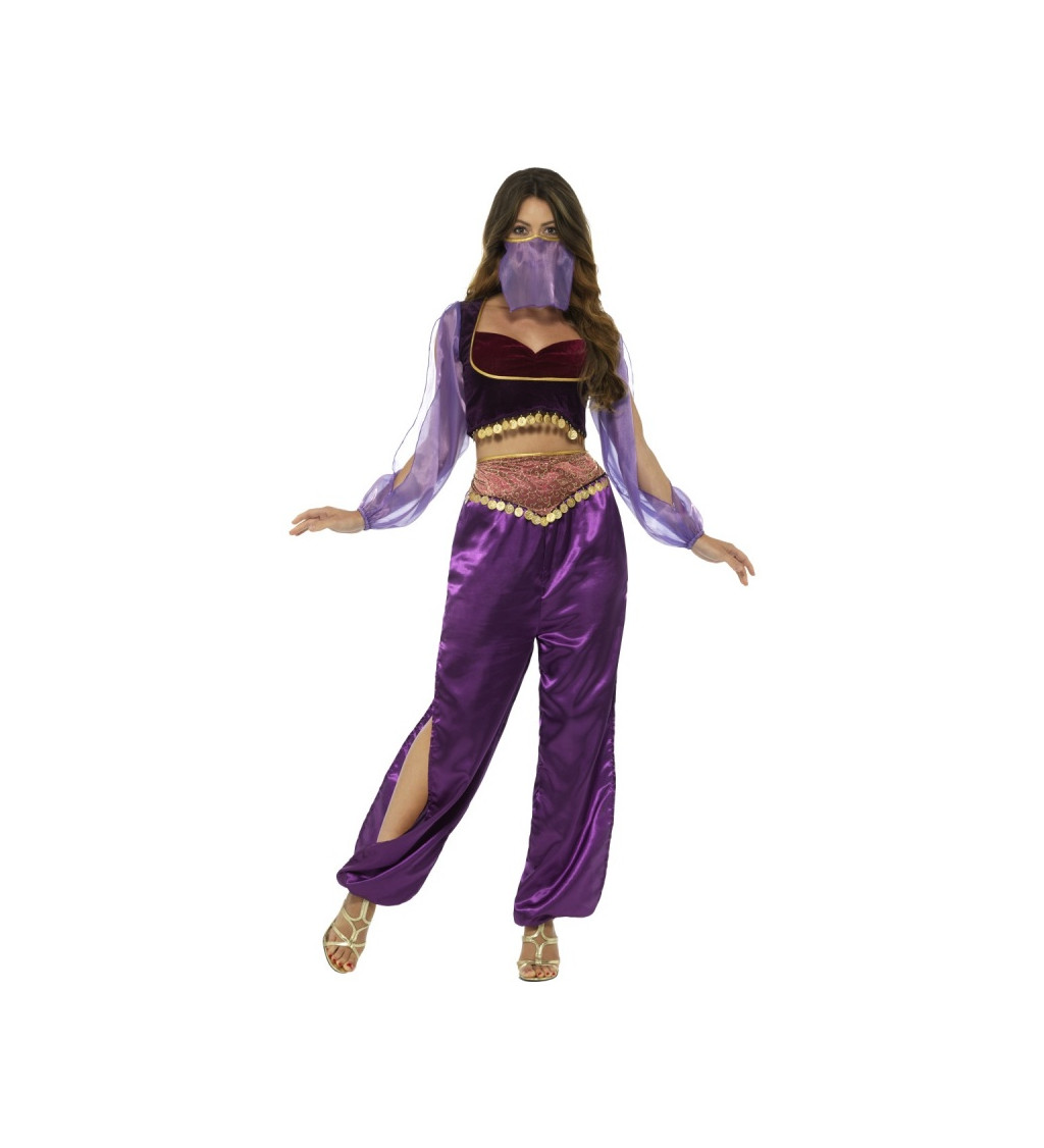 Kostým Arabská tanečnice - fialový