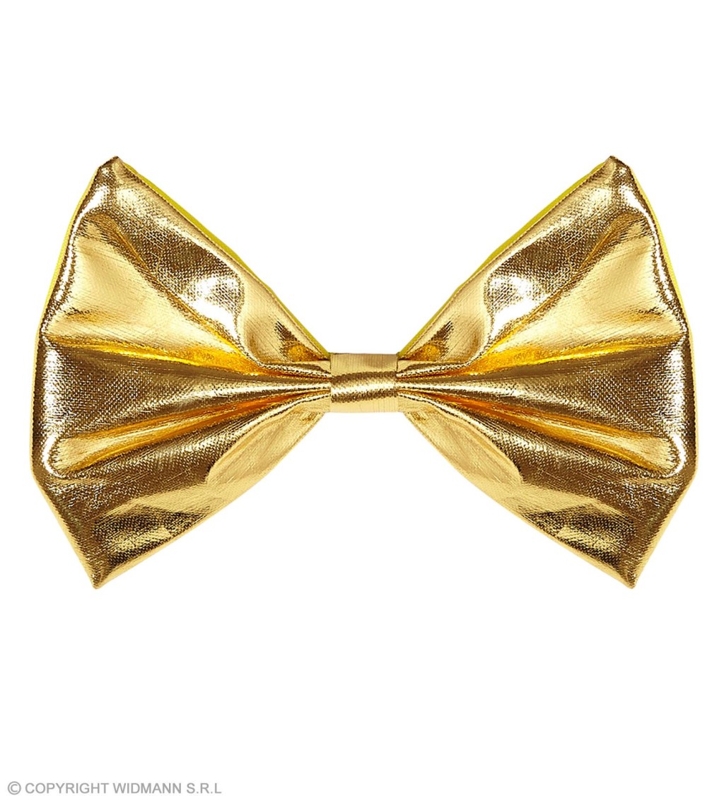 Metalický motýlek - zlatý