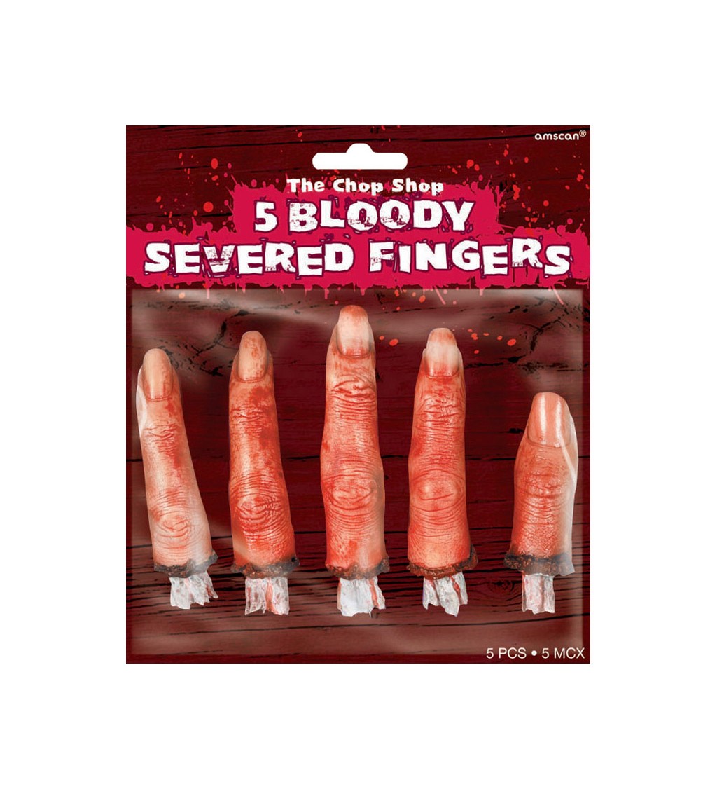 Uříznuté krvavé prsty -  doplněk