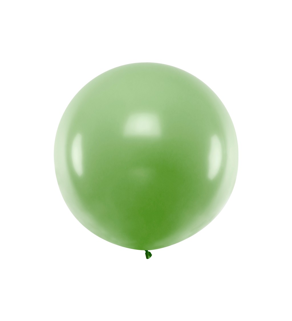 Obří balónek světle zelený