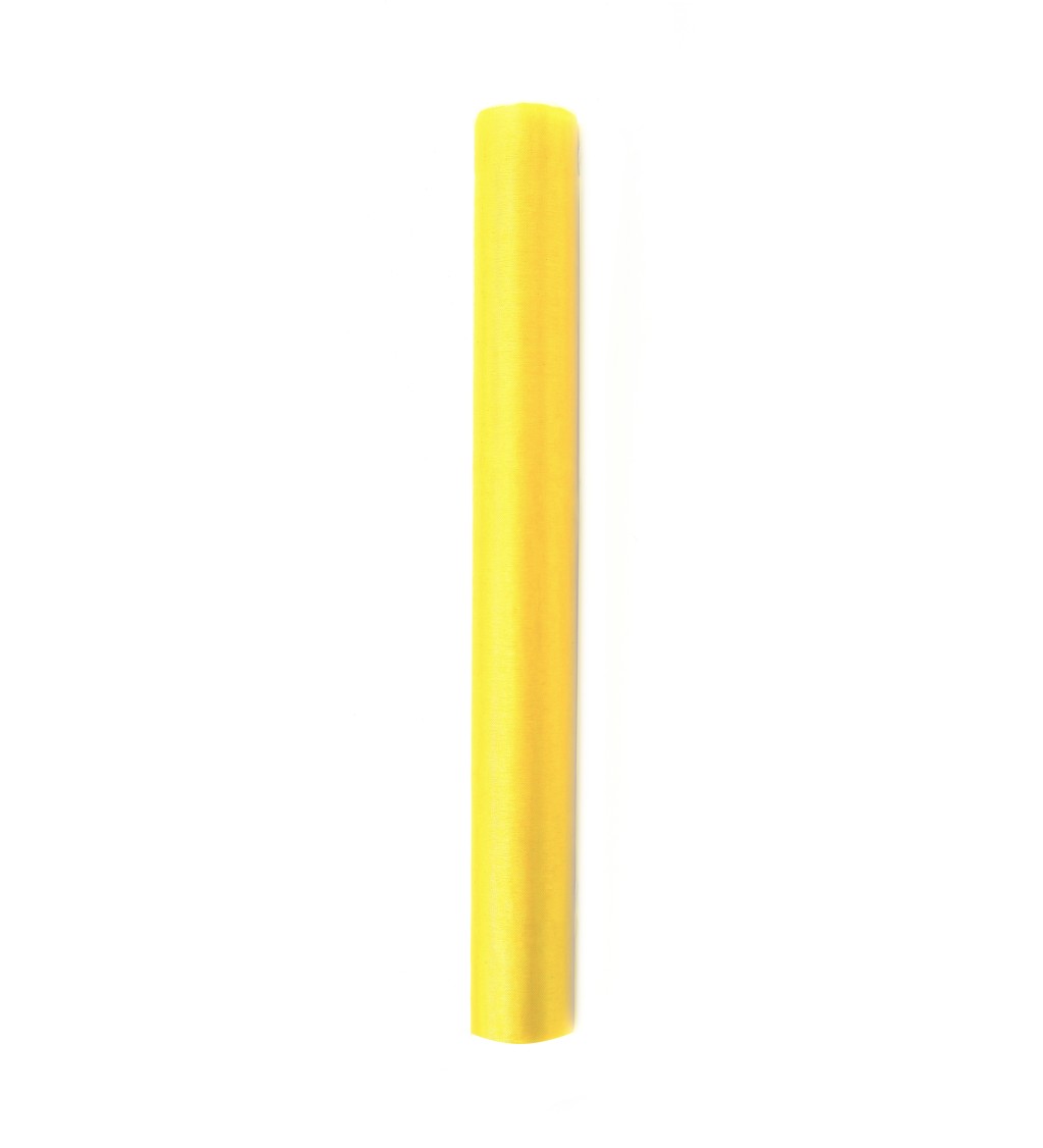 Organza ve žluté barvě