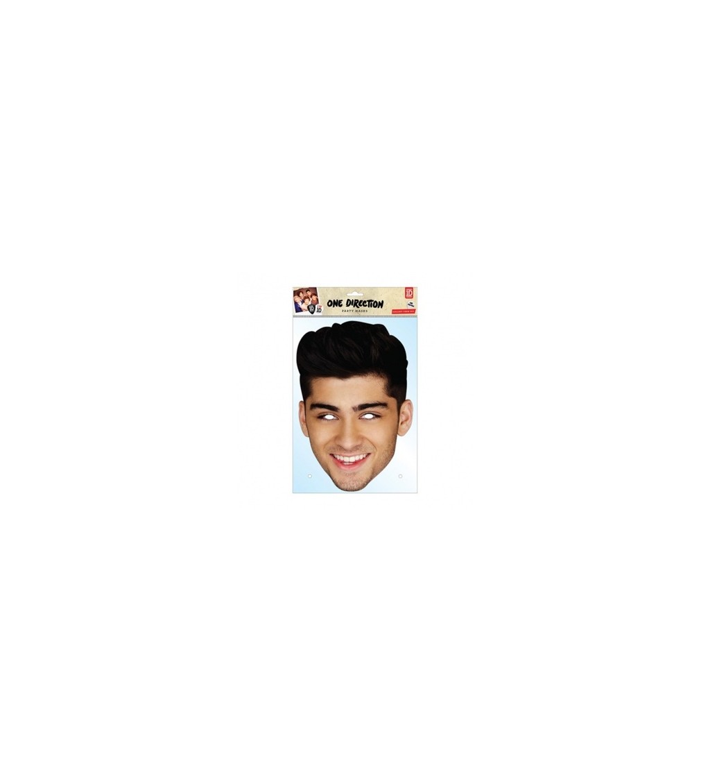 Papírová maska One Direction - Zayn Malik