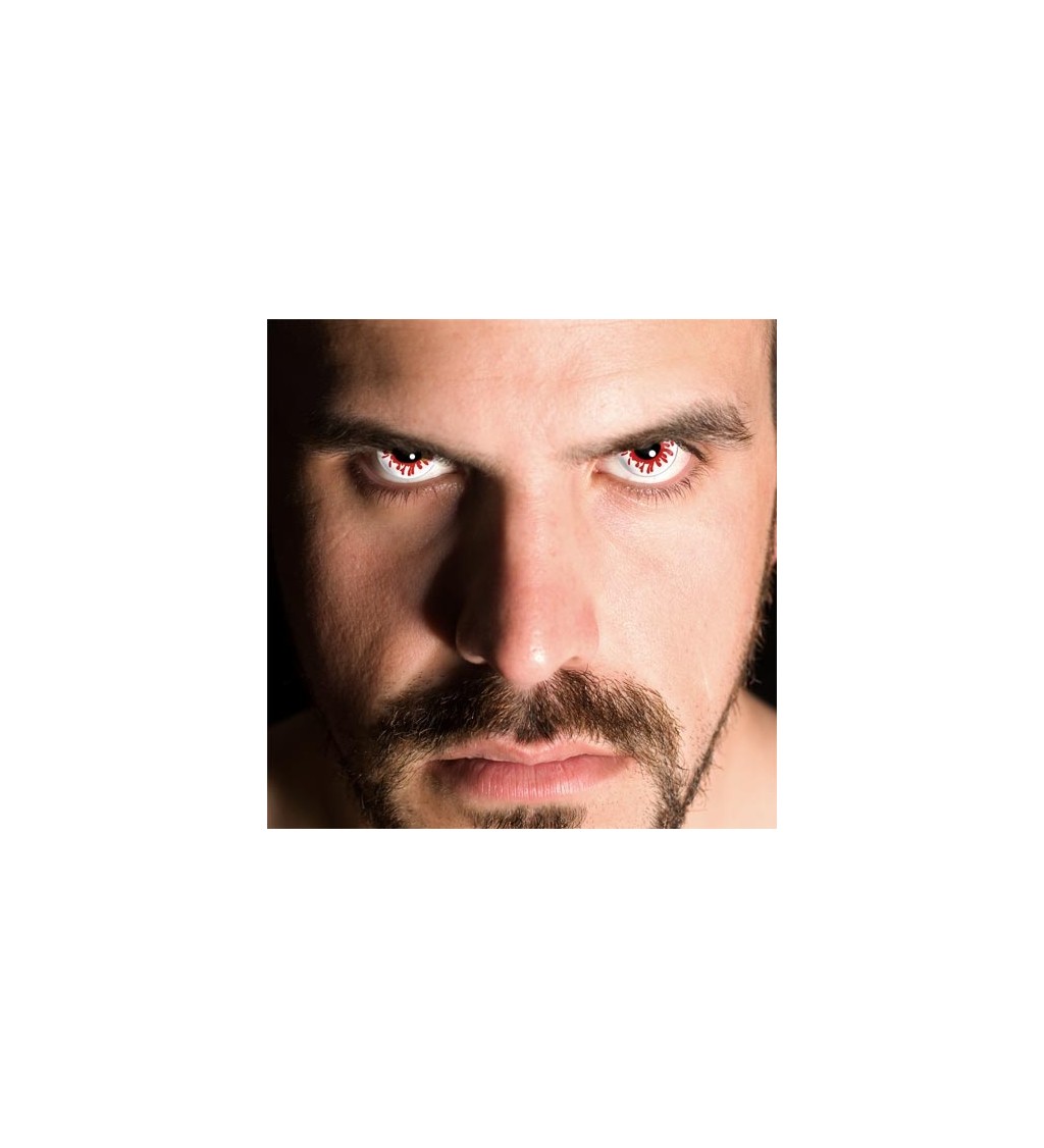 Nedioptrické kontaktní čočky - krvavé skvrny