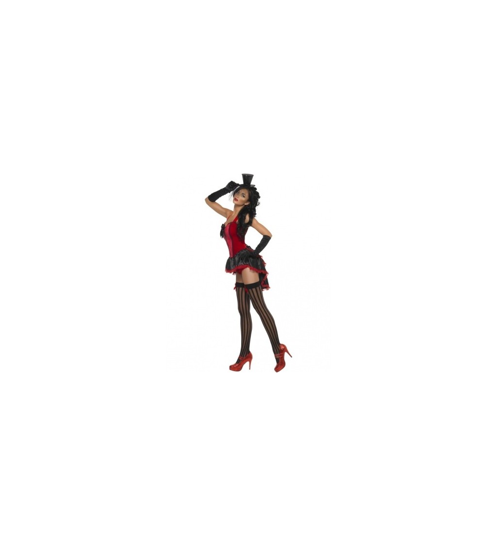 Kostým - Moulin Rouge - červený