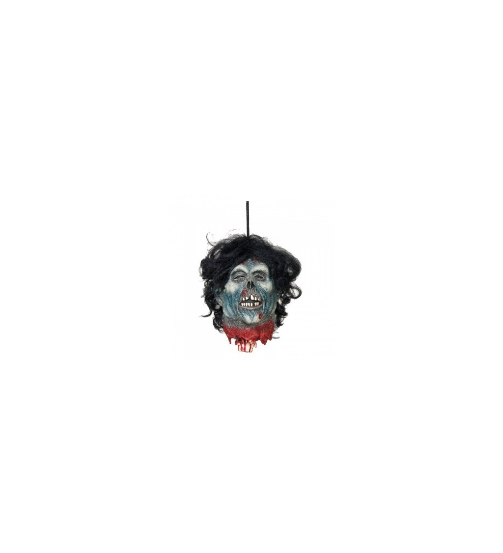 Závěsná zombie hlava