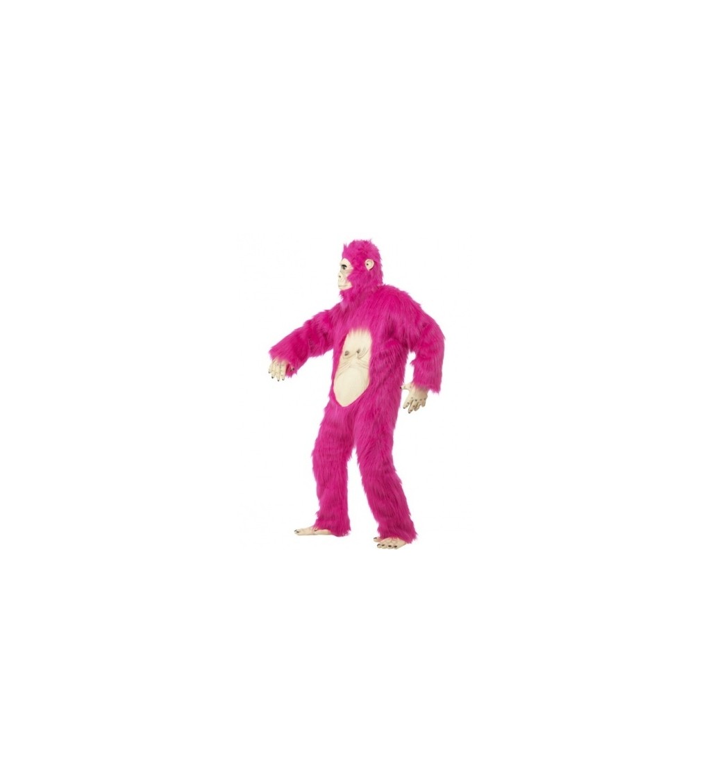 Kostým - Růžová gorila 