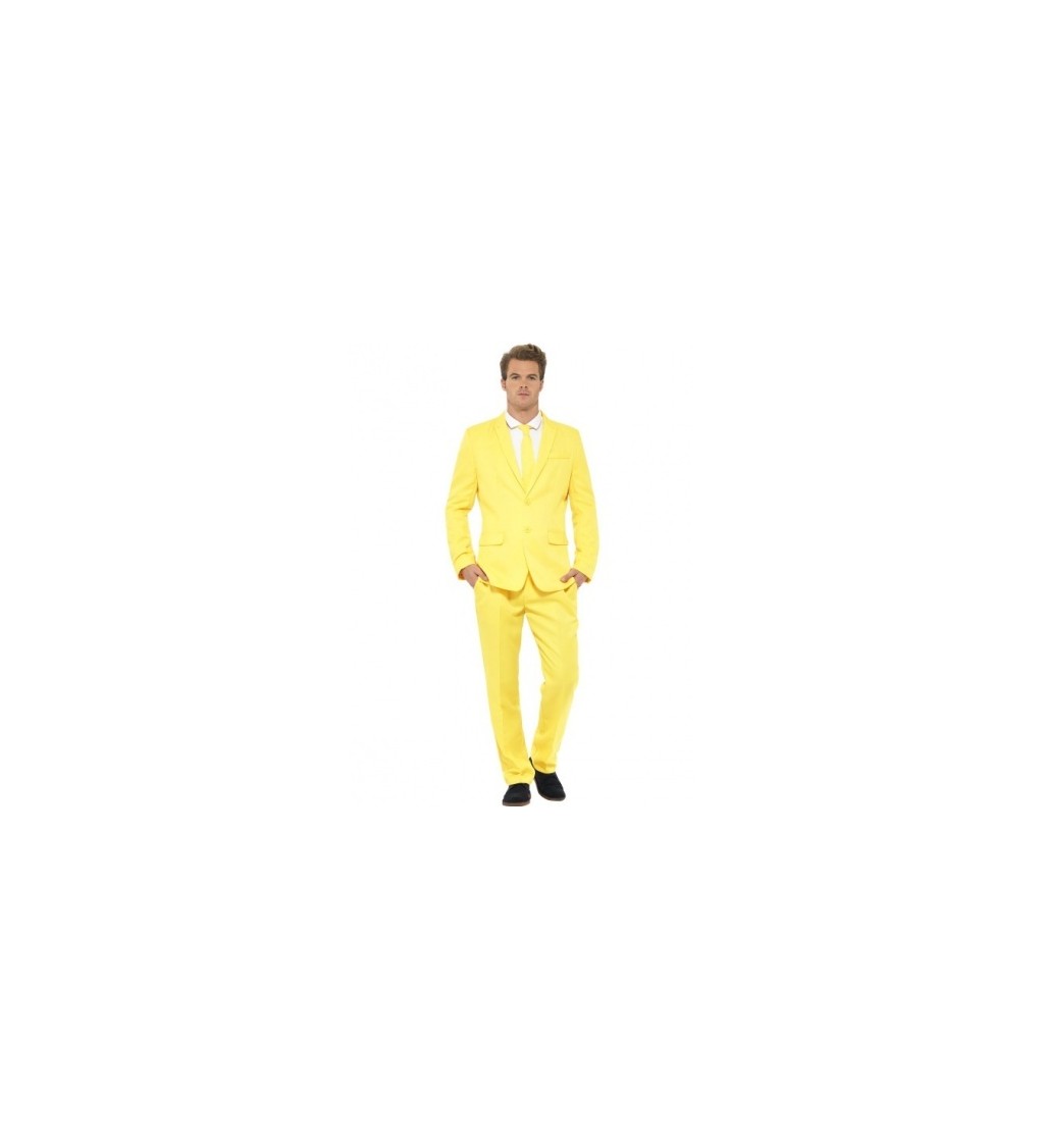Kostým pro muže - Oblek žlutý