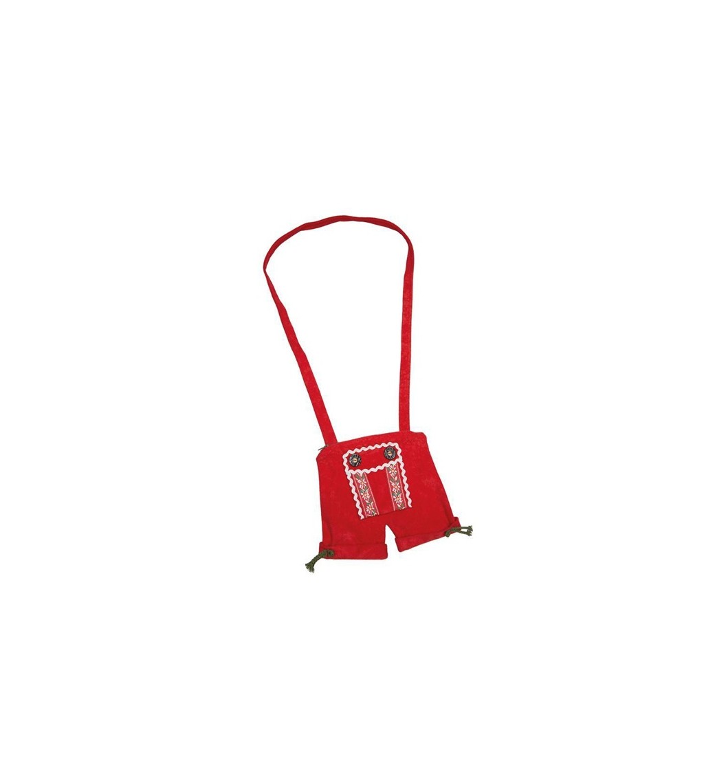 Bavorská kabelka - červená