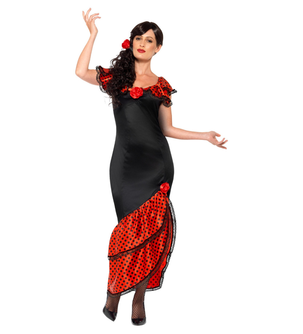 Dámský kostým - Tanečnice Flamenco