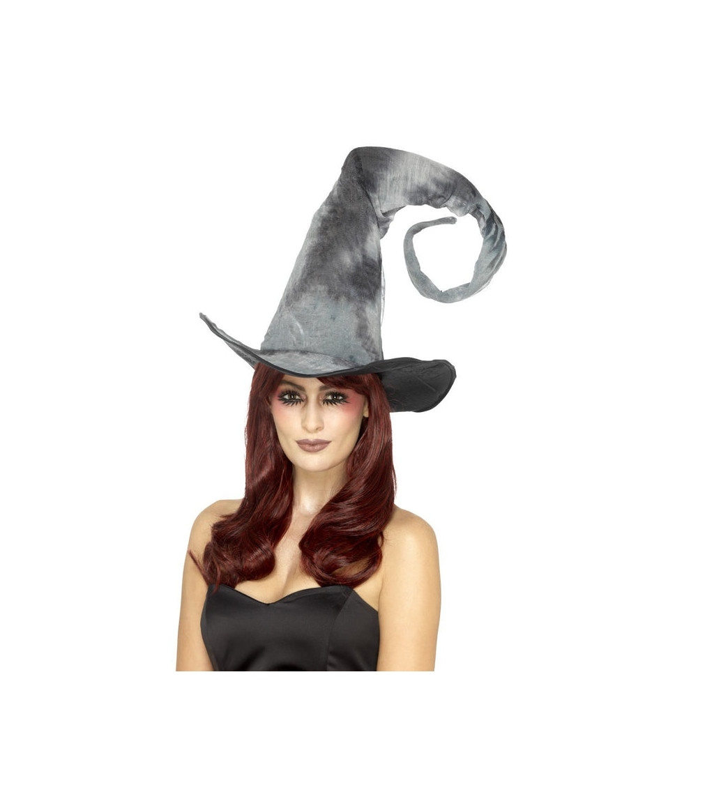 Čarodějnický klobouk - šedivý