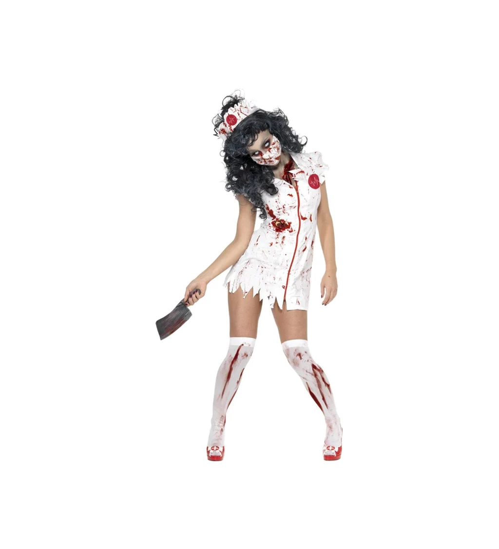 Dámský kostým - Zombie zdravotní sestra