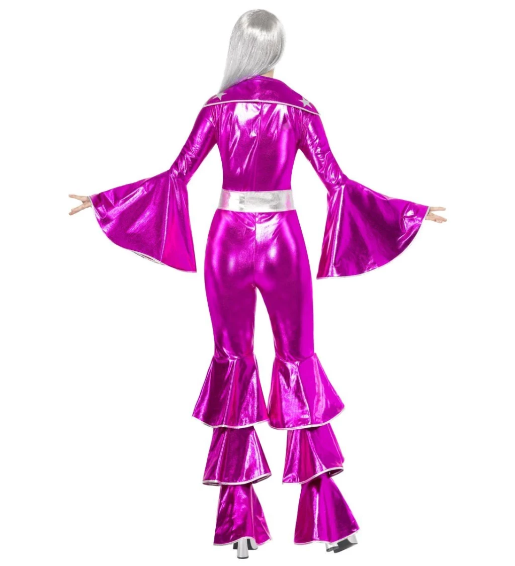 Dámský disco kostým - růžový