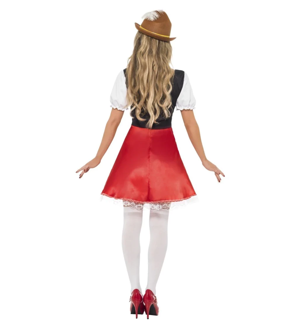 Dámský Oktoberfest kostým - červený
