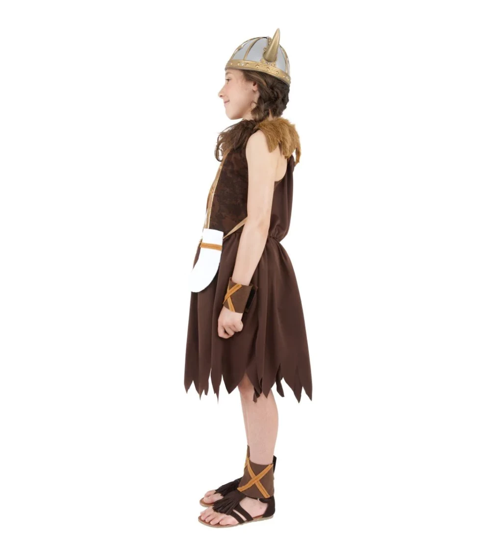 Dětský kostým - Vikingská slečna