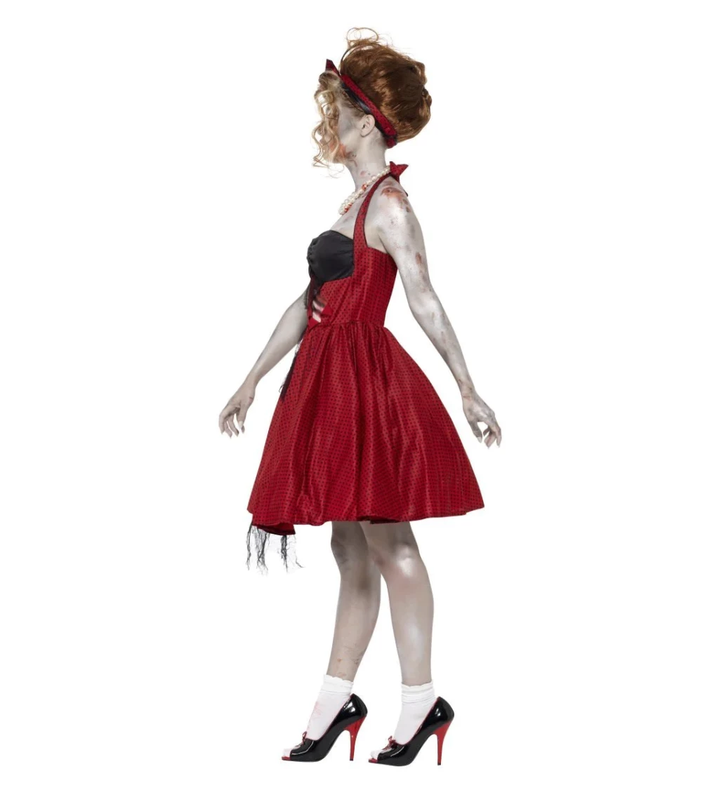 Kostým - Zombie retro tanečnice