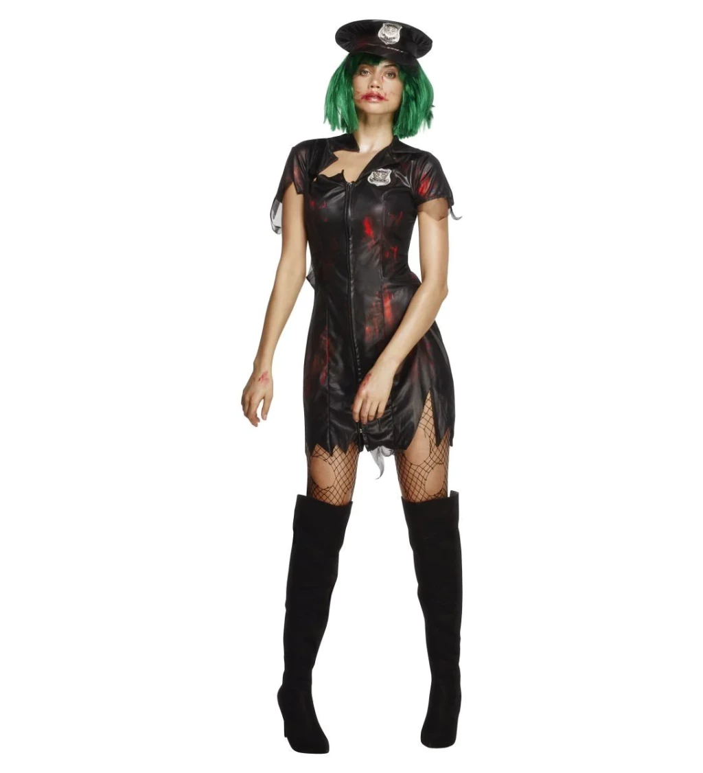 Kostým - Sexy zombie policistka