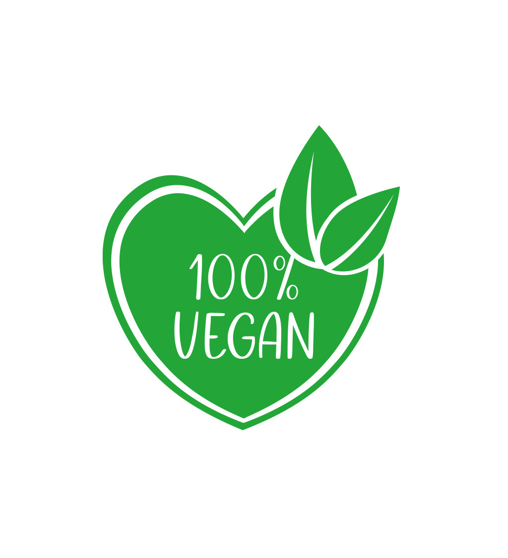 Pánské triko bílé - 100% vegan