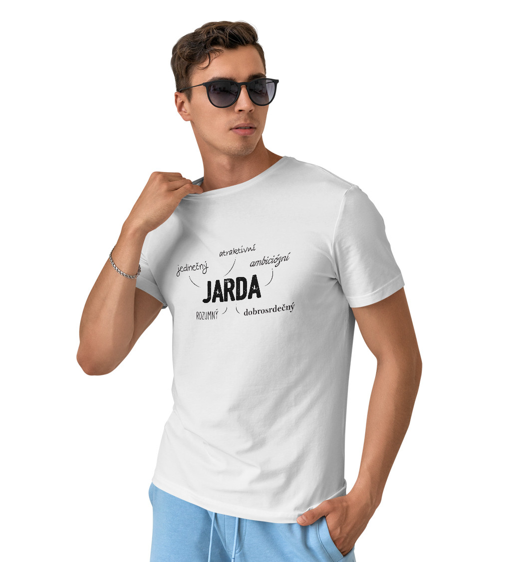 Pánské triko bílé - Jarda