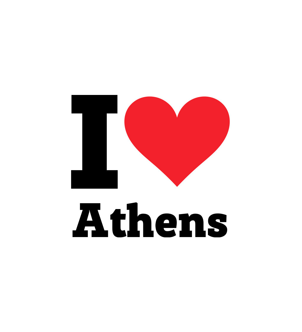 Dámské triko - I love Athens