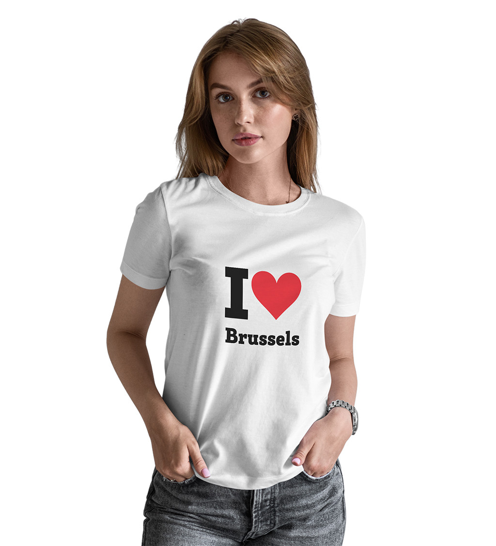 Dámské triko - I love Brussels