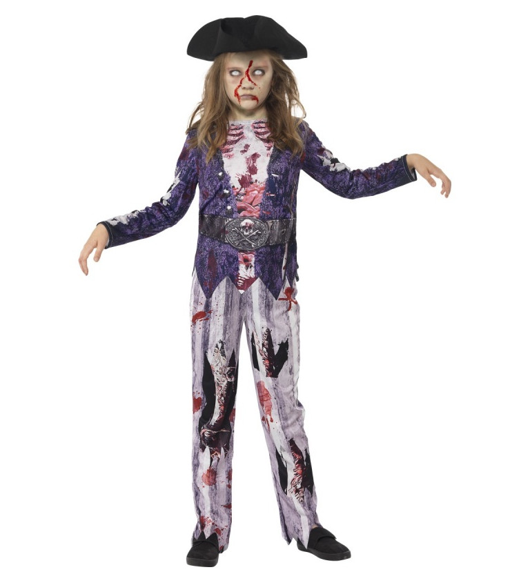 Kostým - zombie pirátka