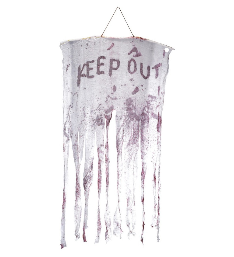 Potrhaný závěs - Keep out