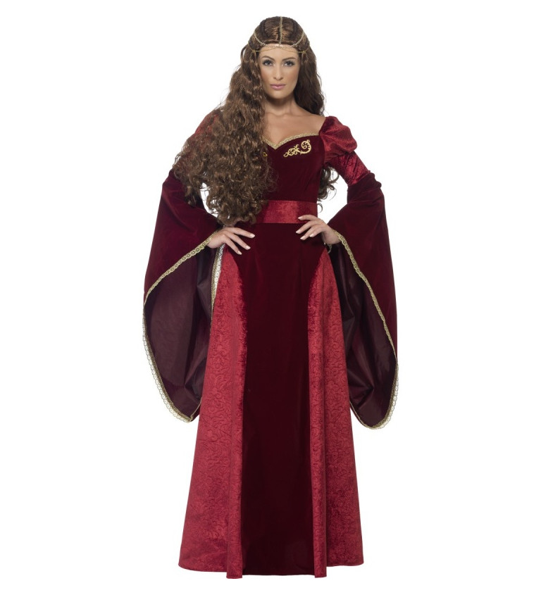 Dámský kostým - Rubínová královna