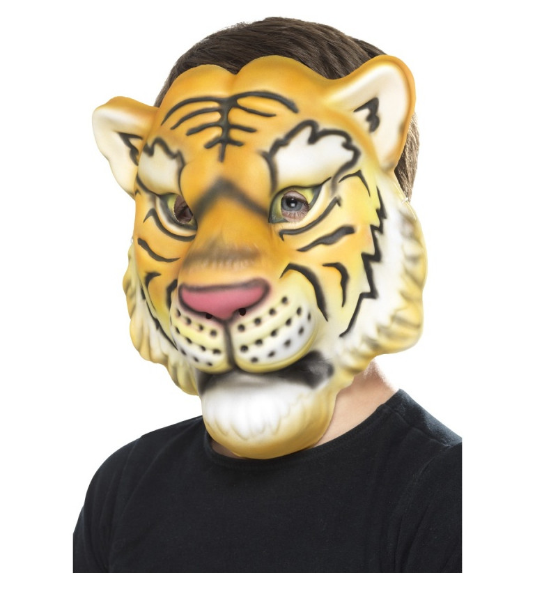 Plastová maska - Tygr