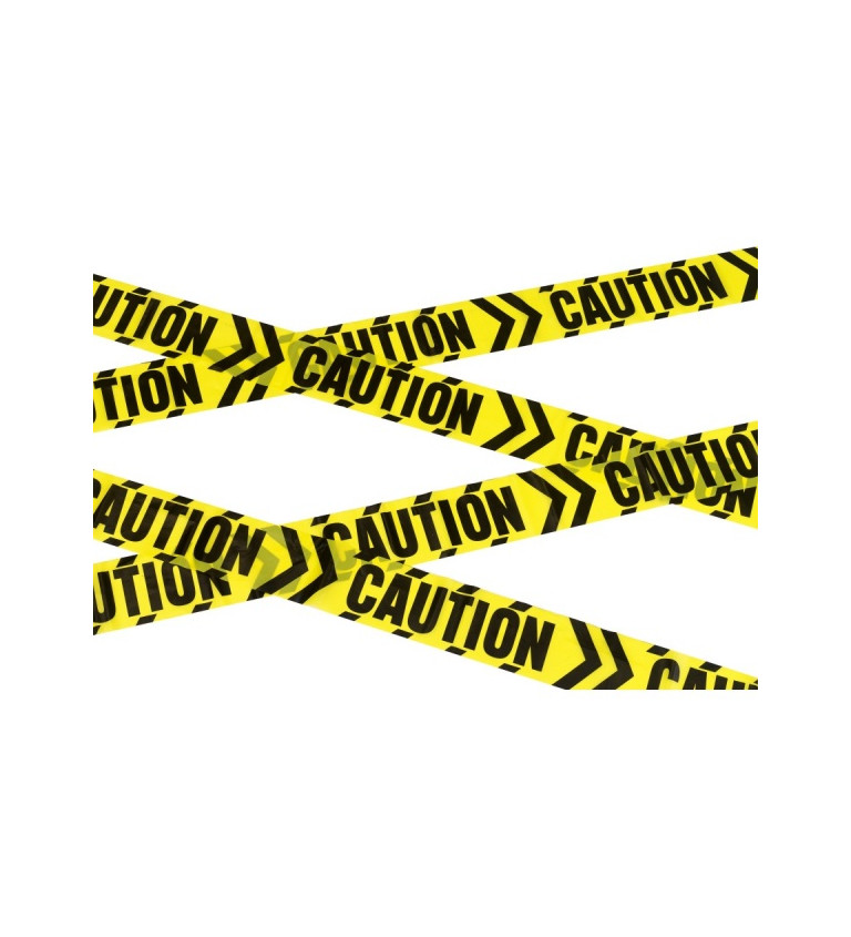 Dekorační páska - Caution