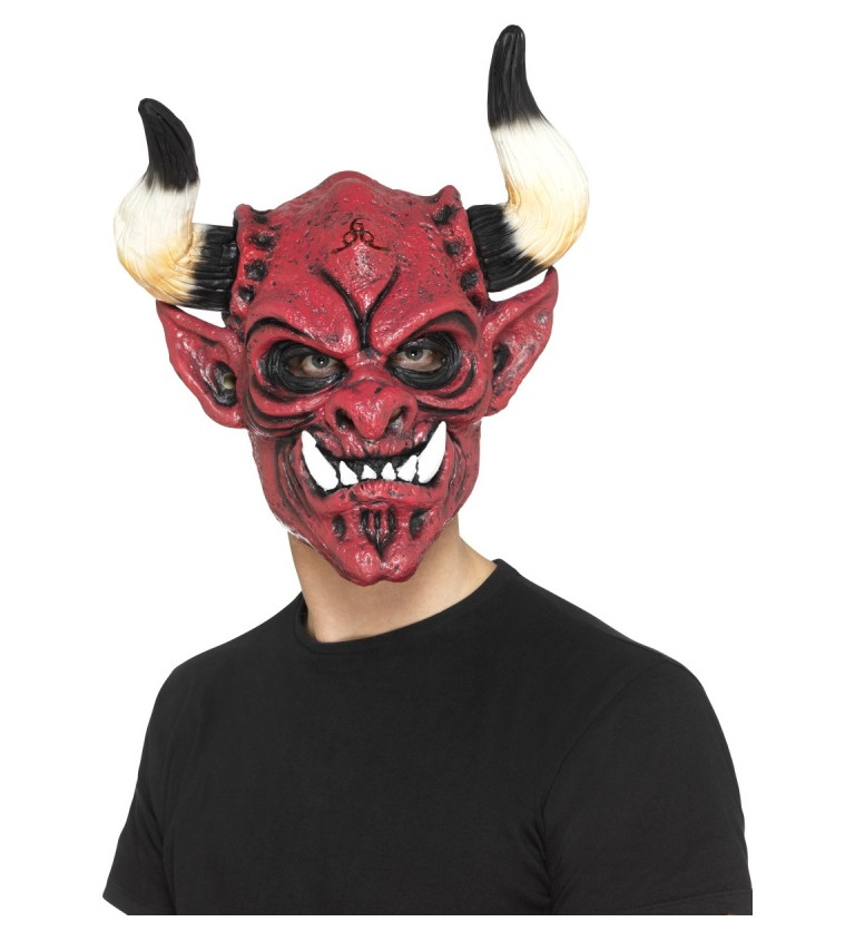 Maska ďábel - latexová