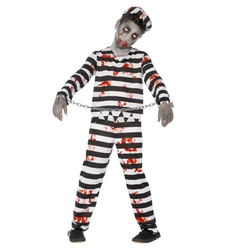 Dětský kostým - zombie vězeň