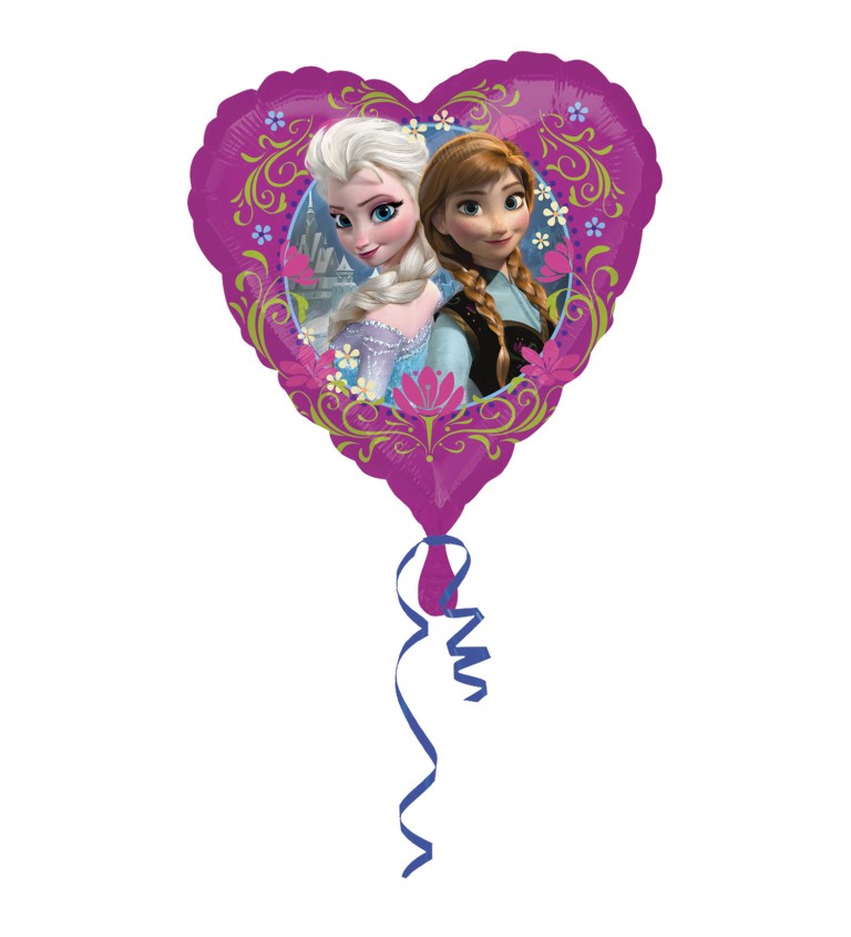 Balónek srdce Ledové Království