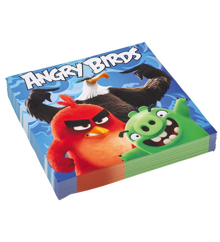 Ubrousky (motiv Angry Birds)