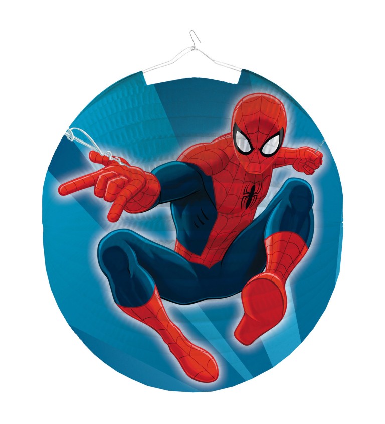 Spiderman - papírový kulatý lampión