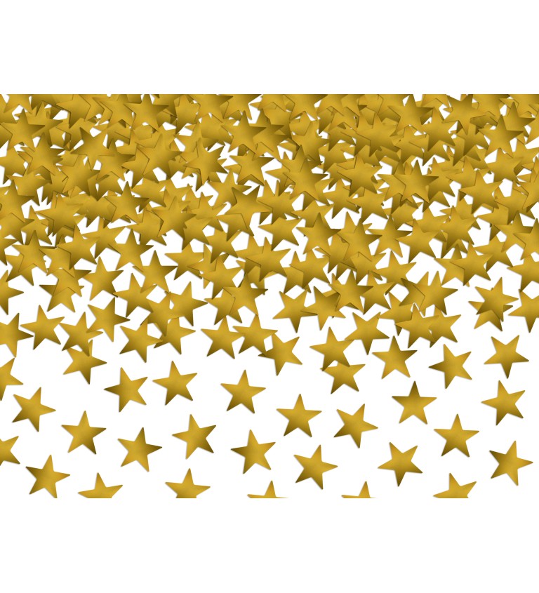 Konfety - malé zlaté hvězdičky