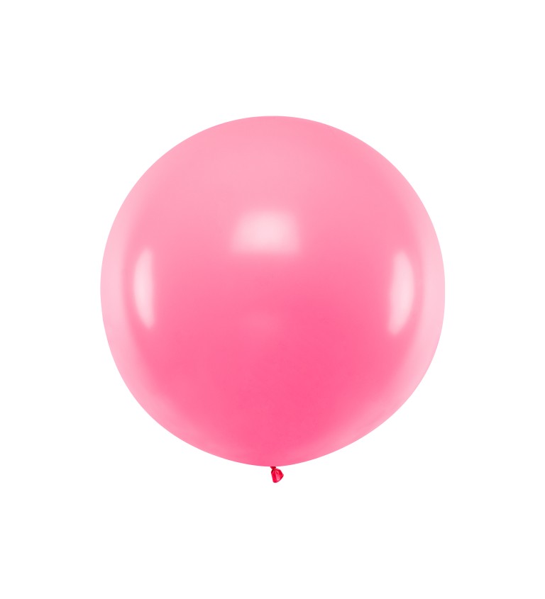 Obří balónek světle růžový