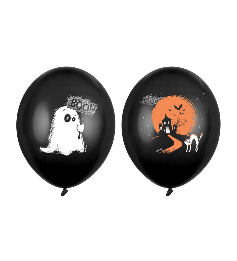 Halloweenské balónky