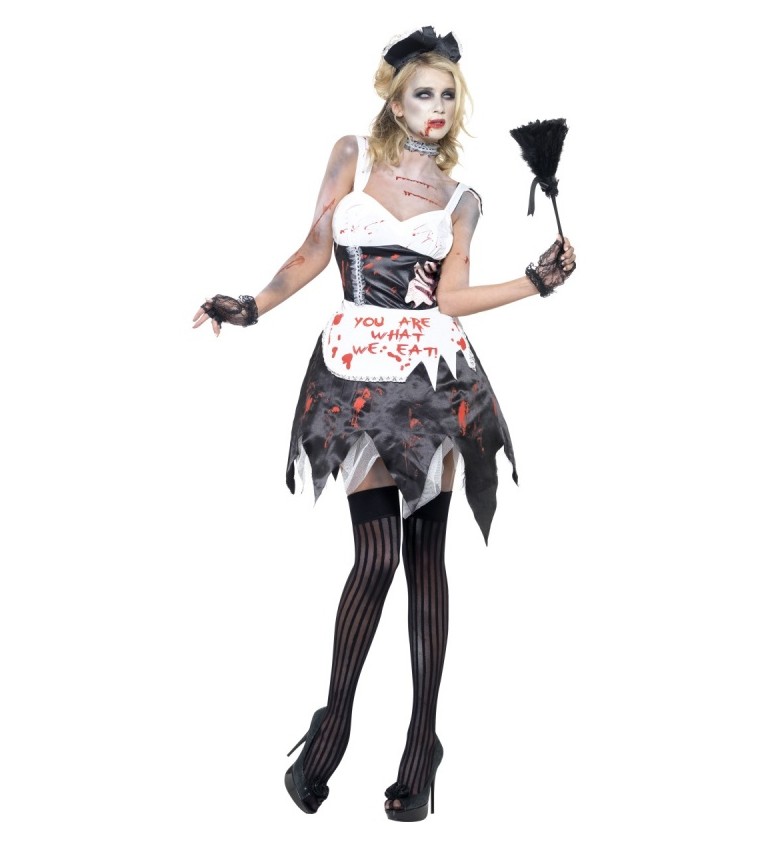 Kostým - Sexy zombie pokojská