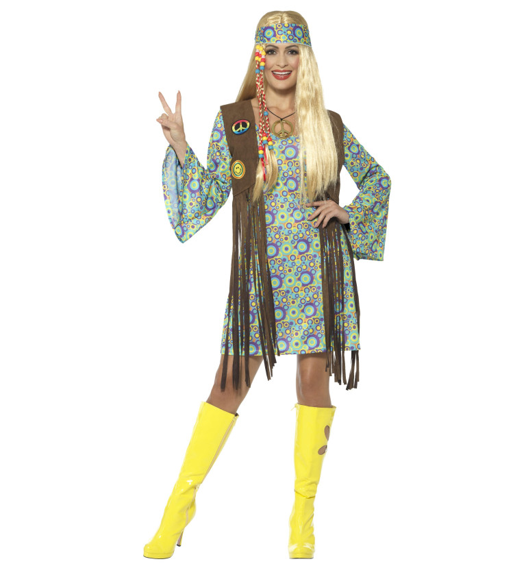 Dámský kostým Hippie z 60. let
