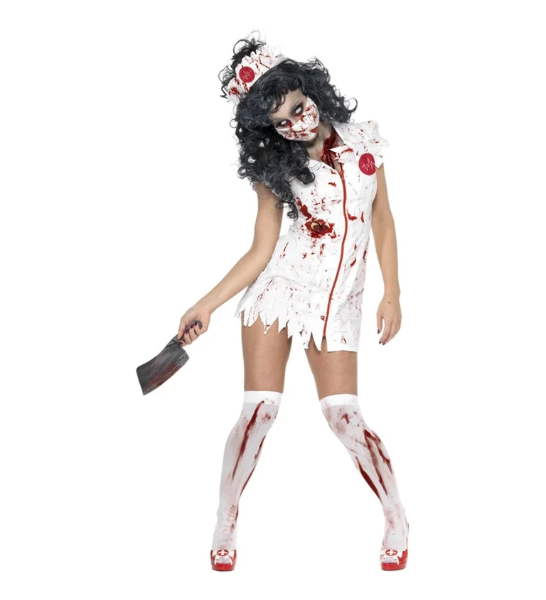 Dámský kostým - Zombie zdravotní sestra