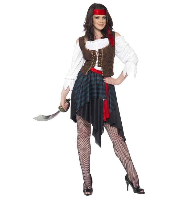Dámský kostým - Loupežná pirátka