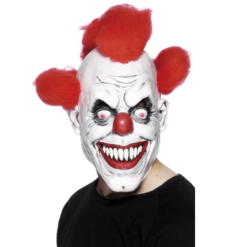 Maska - klaun s děsivými zuby III.